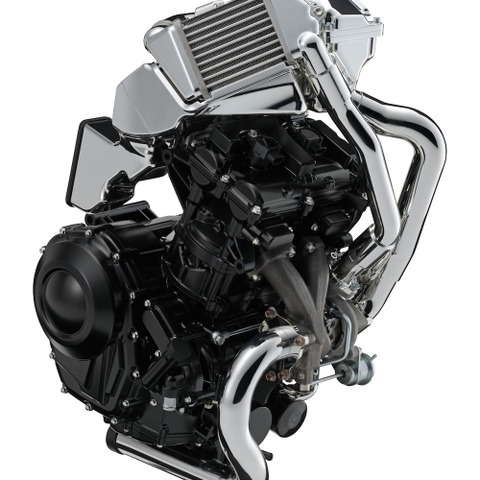 【東京モーターショー15】スズキ、バイク用ターボエンジン公開…リカージョン へ搭載か!? 画像