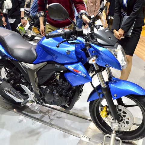 【東京モーターショー15】インドで人気のスズキ ジクサー、日本でもヒットの予感？ 画像