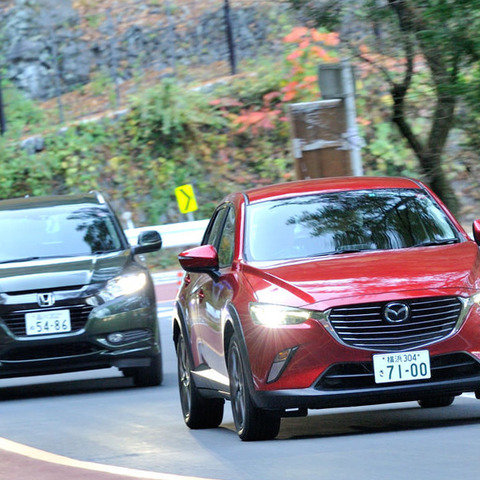 【マツダ CX-3 & ホンダ ヴェゼル】日常使いから郊外レジャーまで…4WDディーゼルと2WDハイブリッドを乗り比べ 画像
