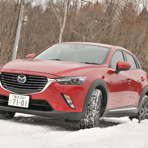 マツダ CX-3 雪上試乗、4WD+ディーゼルの組み合わせで凍結路面もやわらか雪も問題なし 画像
