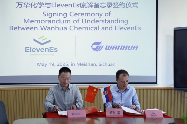 万華化学（Wanhua Chemical）とElevenEsが覚書（MOU）を締結
