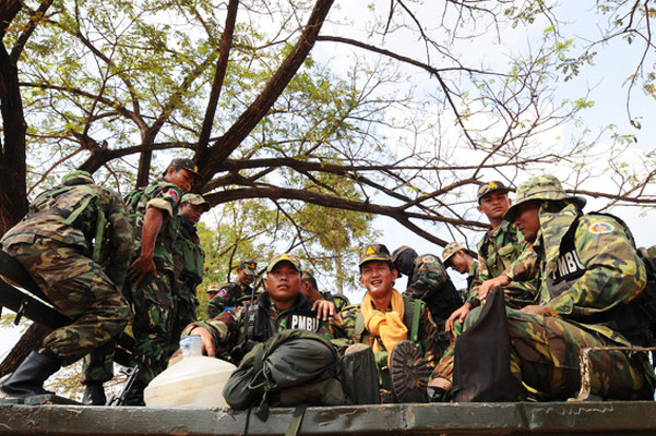 カンボジア王国軍兵士