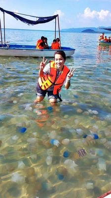 クロンヤイ郡の海岸（３日）