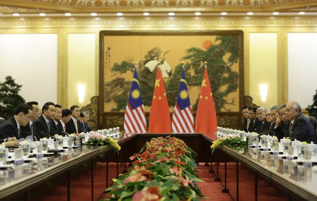 ナジブ首相が6日間の訪中、馬・中国交40周年で（写真は29日）