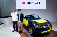 【オートサロン16】ダイハツの「開かれたモノづくり」…公募デザインによるコペン、実車初披露 画像
