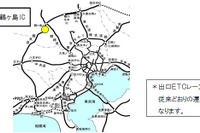 圏央道 鶴ヶ島IC入口、ETCバーを試験的に開放…1月26日~3月25日 画像
