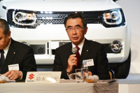 スズキ社長、登録車販売10万台目標「早急に進めるつもりはない」 画像