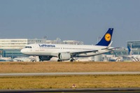 ルフトハンザドイツ航空、A320neoがフランクフルト到着…24日就航 画像