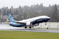 ボーイング新型単通路機プログラムは順調…737MAX8初飛行が成功 画像