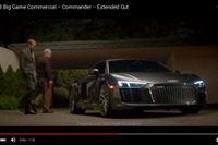 新型 R8 が宇宙ロケットに?!　アウディのスーパーボウルCM［動画］ 画像