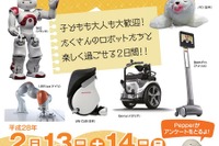 G7各国のロボットが大集合、つくばロボットフェスタ 2月13・14日 画像