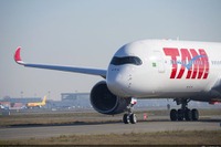 TAM航空、ニューヨーク=サンパウロ線にA350XWB投入へ…7月23日 画像