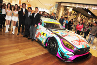 【SUPER GT】2016年版の初音ミク号はAMG GT3…チーム右京体制発表でアンベール 画像