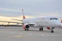 オーストリア航空、ウィーン=ワルシャワ線にE195を投入…2号機目 画像