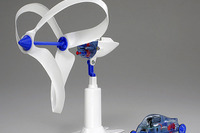ループウイング風力発電工作セット発売…タミヤ 画像