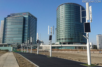 ハイブリッド街路灯が横浜市に設置…クリーンエネルギーで防災電源にも 画像