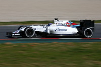 【F1】第2回テスト2日目、ボッタスがトップ…ホンダのバトンも順調に周回 画像