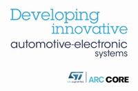 STマイクロとARCCORE、車載組込みシステムの開発効率化で提携 画像