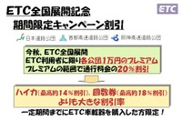 ETC普及のために、期間限定特別割引を国土交通省が検討開始 画像