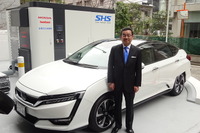【ホンダ クラリティ フューエル セル】八郷社長「FCVのリーディングカンパニーと自負」 画像