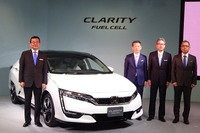 【ホンダ クラリティ フューエル セル】三部執行役員「FCVの特許はオープンにしていく」 画像