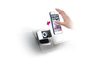 簡単にワンタッチホールド、スマートフォンホルダー「EC-180」 画像