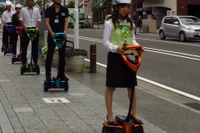 トヨタのパーソナルモビリティ「ウィングレット」、臨海副都心で公道走行実証実験を開始 画像