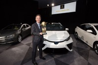 トヨタの燃料電池車 MIRAI、世界グリーンカー賞に 画像