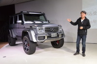 【メルセデスベンツ G550 4×4 スクエアード】最低地上高460mm…高い走破性備えた、期間限定販売SUV 画像