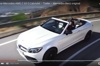 メルセデスCクラス カブリオレ に頂点「AMG 63」…510馬力オープンの走行性能［動画］ 画像