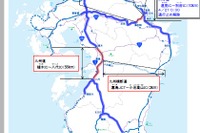 大分道・速見～別府間が復旧…大分県の南北軸が回復 画像