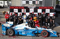 【INDYCAR 第4戦】終盤の激闘に打ち勝ち、パジェノー2連勝…初日好調だった琢磨は決勝13位 画像