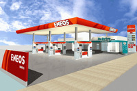 日石三菱のSS、ガソリン改質式燃料電池を導入 画像