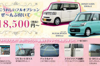 オリックス自動車、女性向けカーリースプランとして N-BOX と スペーシア を新発売 画像