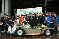 【中学生ハイブリッド教室】ハイブリッドカーを展示…活動報告 画像