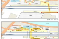 西武鉄道、新宿線中井駅の改札を地下に移動…バリアフリー化で国の基準を達成 画像