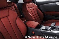 アウディ A5 クーペ 新型、インテリアが見えた 画像