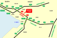 京葉道、穴川IC-貝塚IC間に車線を追加 画像