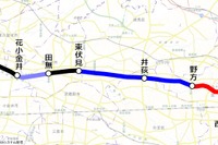 西武鉄道、新宿線野方~東伏見間の連続立体化を推進へ 画像
