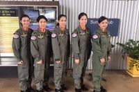 タイ空軍、初の女性パイロット候補生 画像