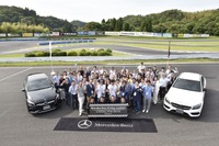 【メルセデス ドライビングアカデミー】フルブレーキ、スラロームからサーキットタクシーまで…愛車の非日常を体験 画像