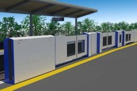 「どこでもドア」実証実験---京急電鉄の三浦海岸駅で 画像