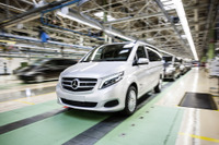 メルセデス、スペイン工場の生産増強…Vクラス 増産へ 画像