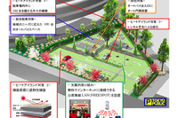 ヒートアイランド対策の駐車場がオープンへ 画像