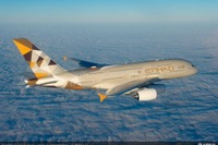エティハド航空、アブダビ=ニューヨーク線に A380 を追加投入 2017年6月から 画像