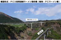 阿蘇大橋の復旧、PC3径間連続ラーメン箱桁橋に決定 画像