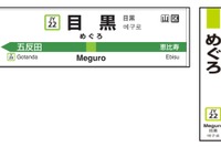 JR、首都圏で「駅ナンバリング」開始　8月20日に目黒駅から 画像