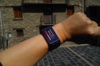 【GARMIN vivoactiveJ HR インプレ中編】ベルトは太いが安定感アップ、操作性も見やすさもいい 画像