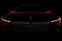 【ペブルビーチ 16】メルセデス マイバッハ の大型クーペ、表情見えた 画像