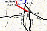 西武多摩湖線、9月6日に全線再開へ 画像
